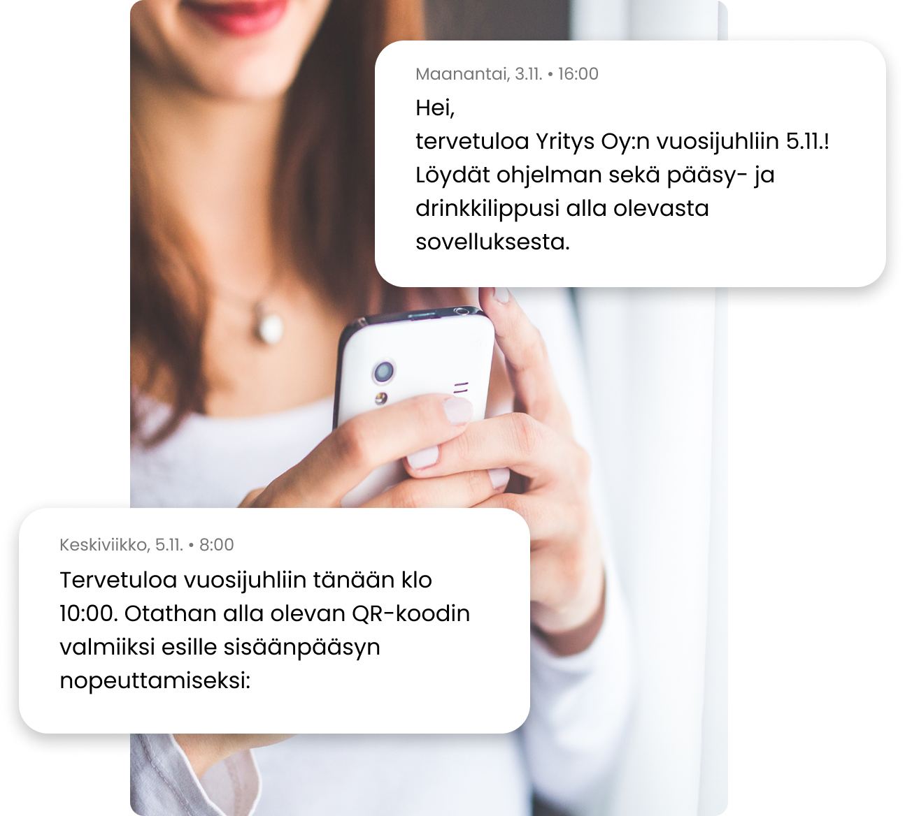 Tekstiviesti esimerkkejä