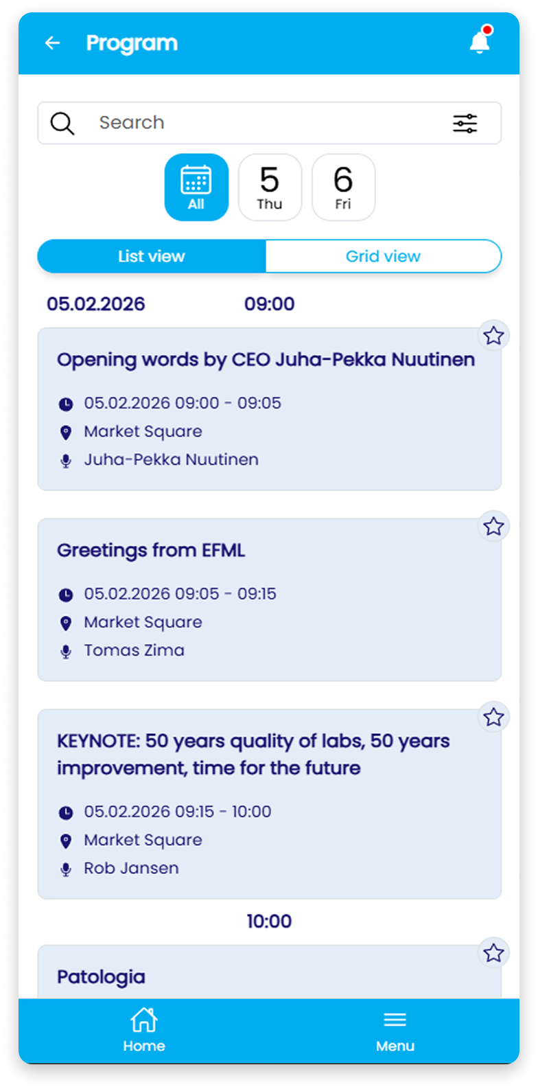 Labquality Days 2025 sovellus