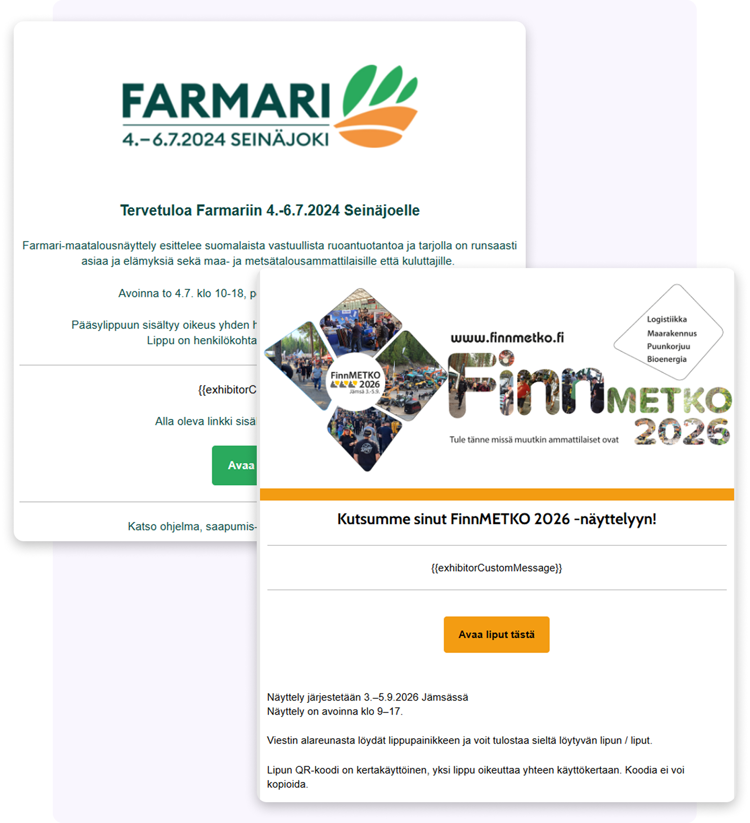 Asiakaskutsut Eventoksessa